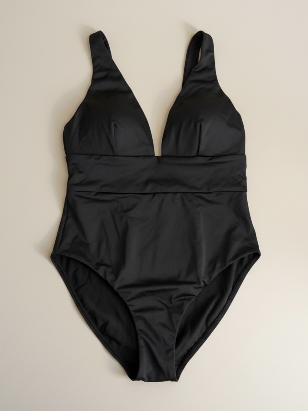 Onia Black Plunge One-Piece Swimsuit - Women - Picture 3 of 7
